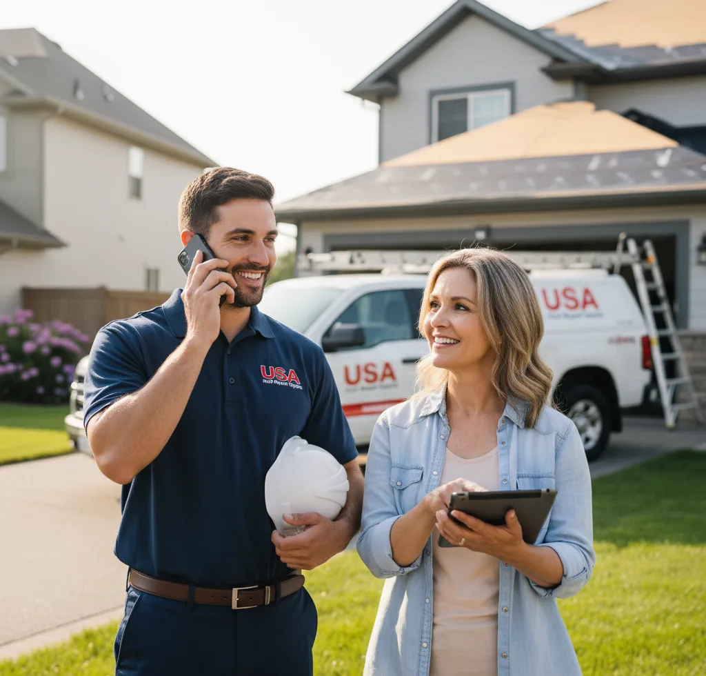 USA Roof Repair Experts customer support in Josephine